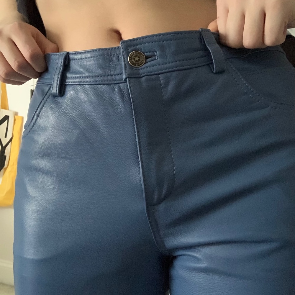 Blue Rampage Leather Pants - Picture 5 of 6